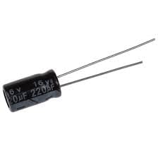 10Pcs Electronic Capacitor,220Uf,16V