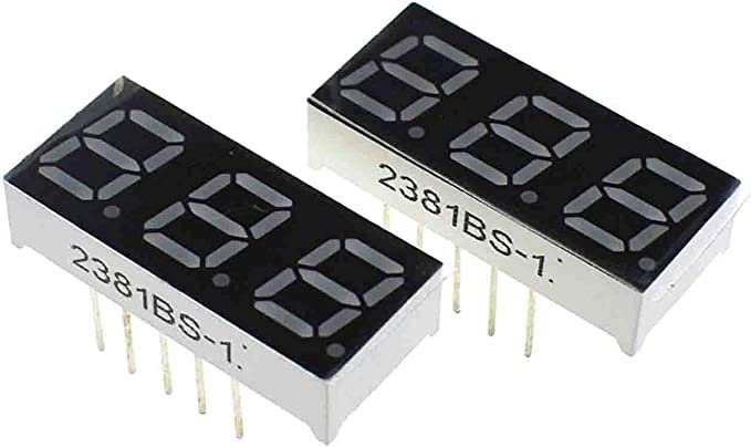 2 PCs 7 segment 0.28 in Common Anode 3 Bit digital Tube 0.28" inch 0.28in. 7 segmentos LED Digital tube