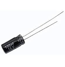 10Pcs Electronic Capacitor-100Uf -16V