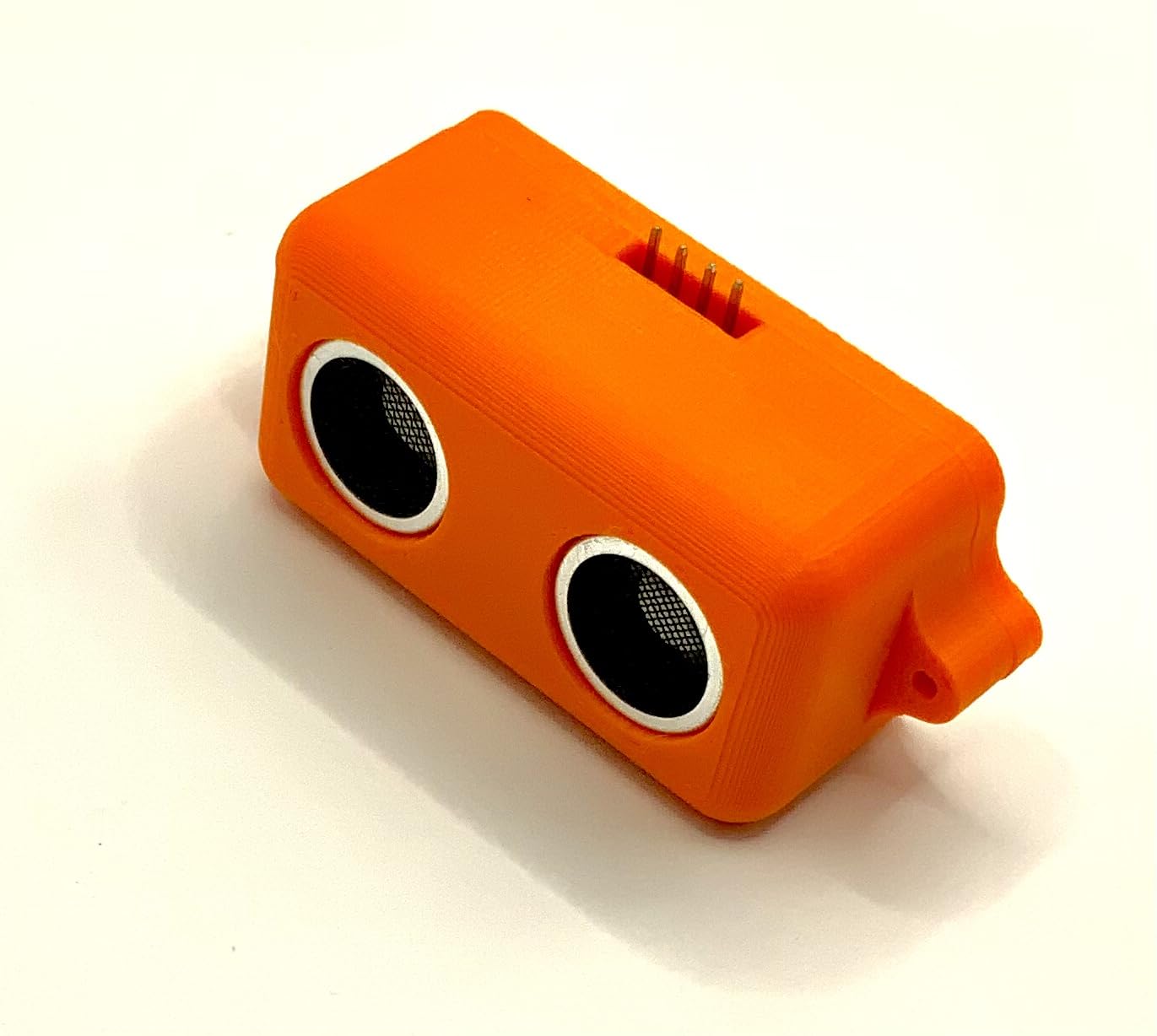 Feeshaa kit Ultrasonic module hc-sr04 distance sensor with enclosure for arduino (Orange)