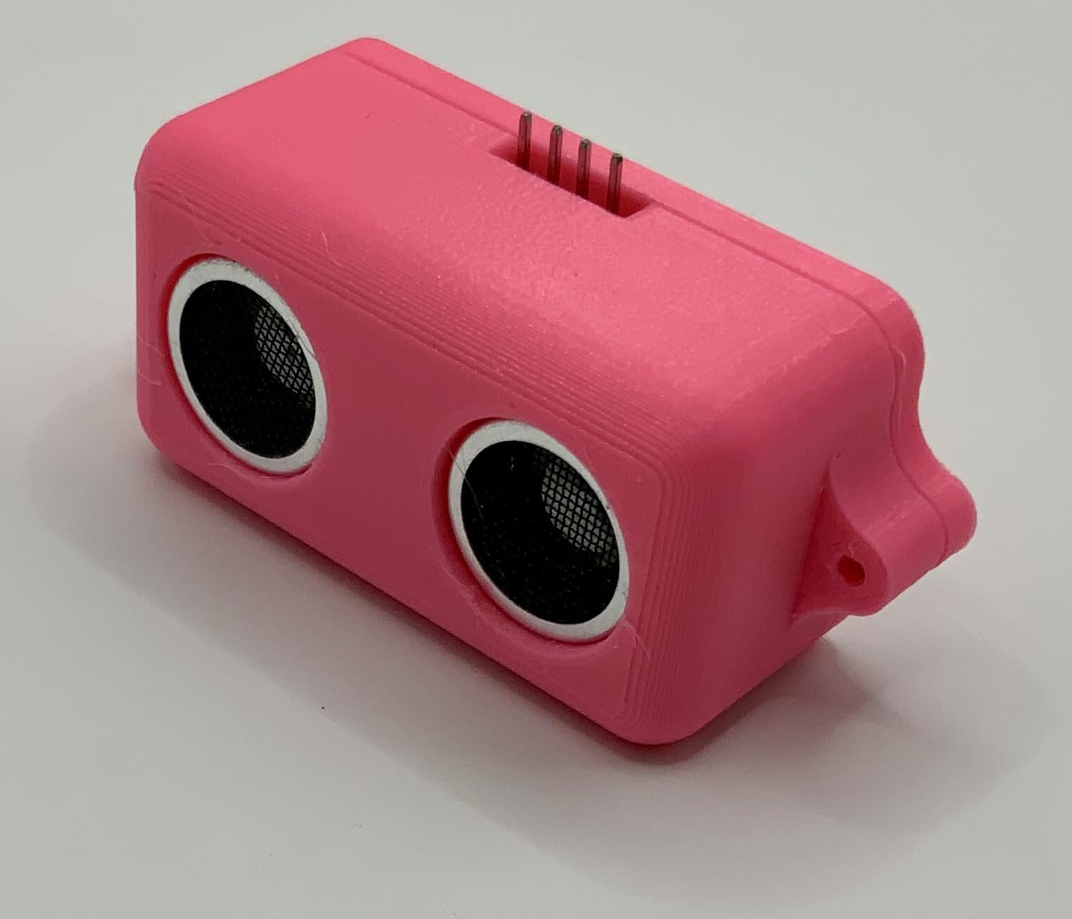 Feeshaa kit Ultrasonic module hc-sr04 distance sensor with enclosure for arduino (Pink)