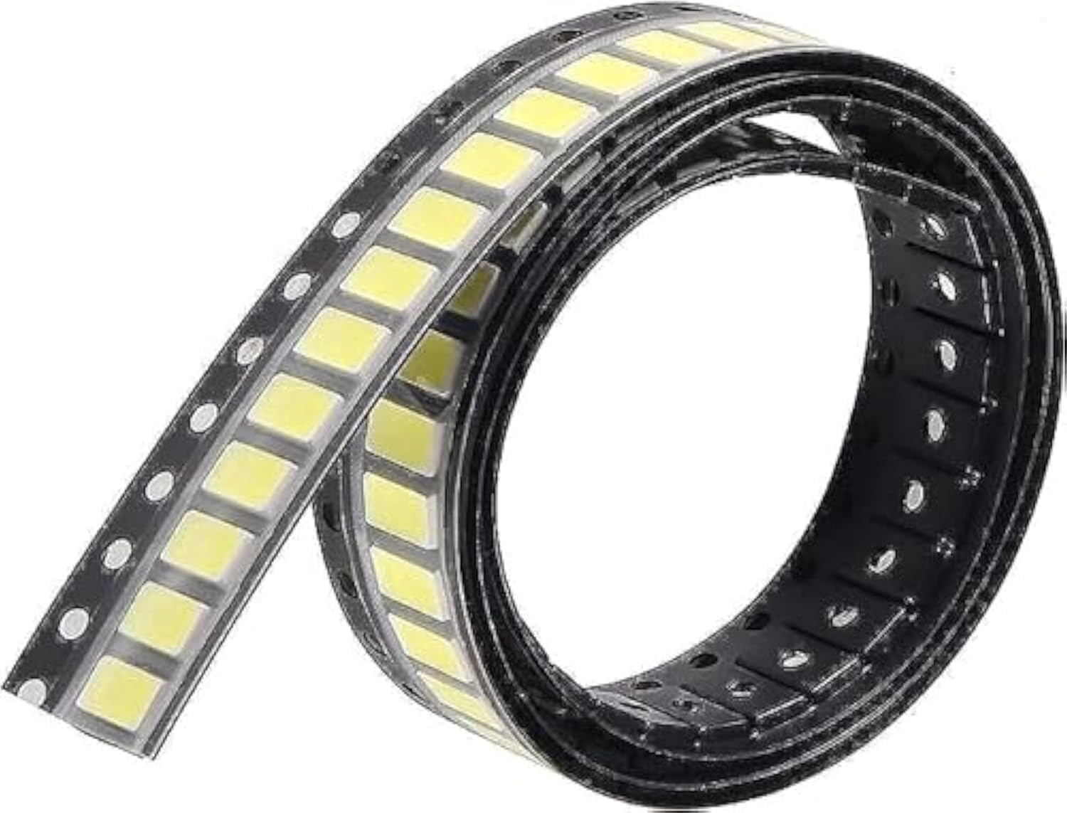 50PCs SMD LED Diode Lights Chip White 6000K Super Bright Lighting Bulb Lamps Electronics Components Light Emitting Diodes (White, 5730)