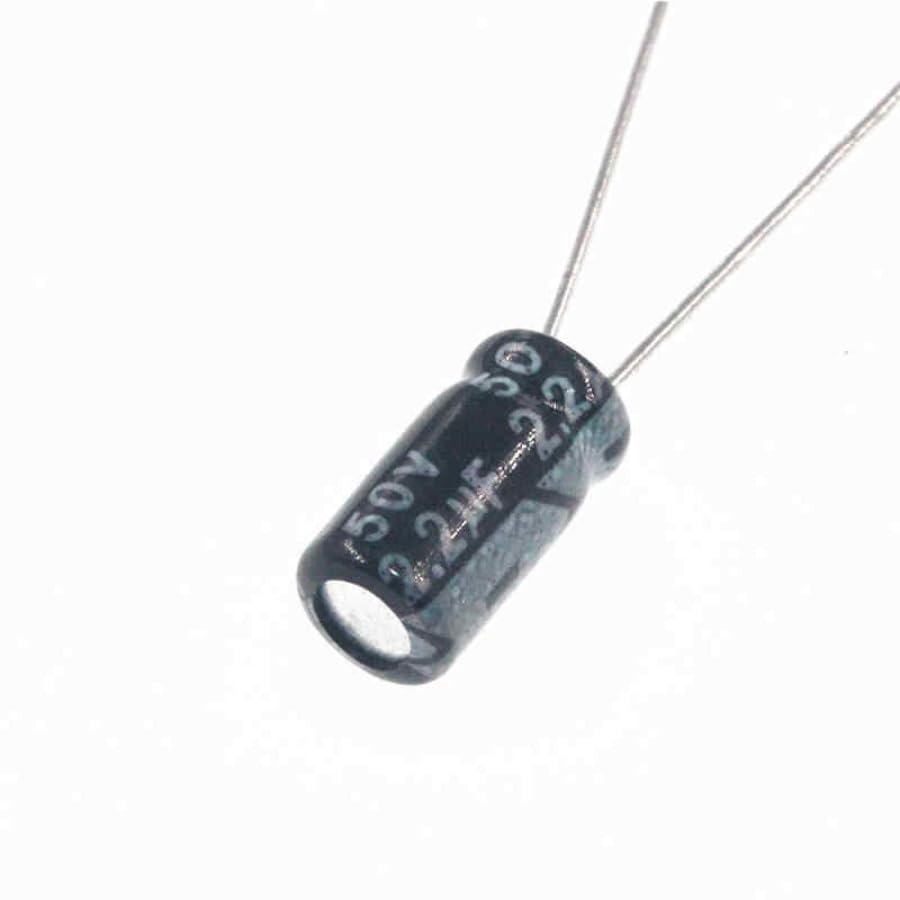 10Pcs Electronic Capacitor,2.2Uf,50V